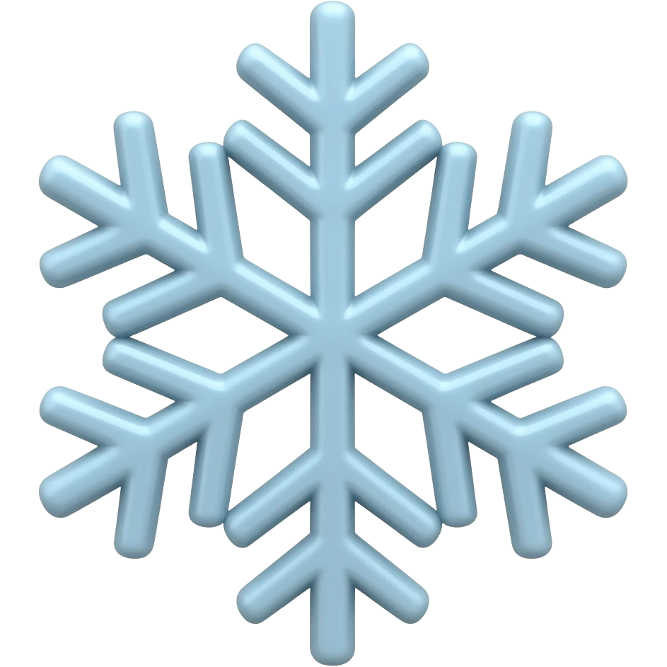 Snow flake emoji