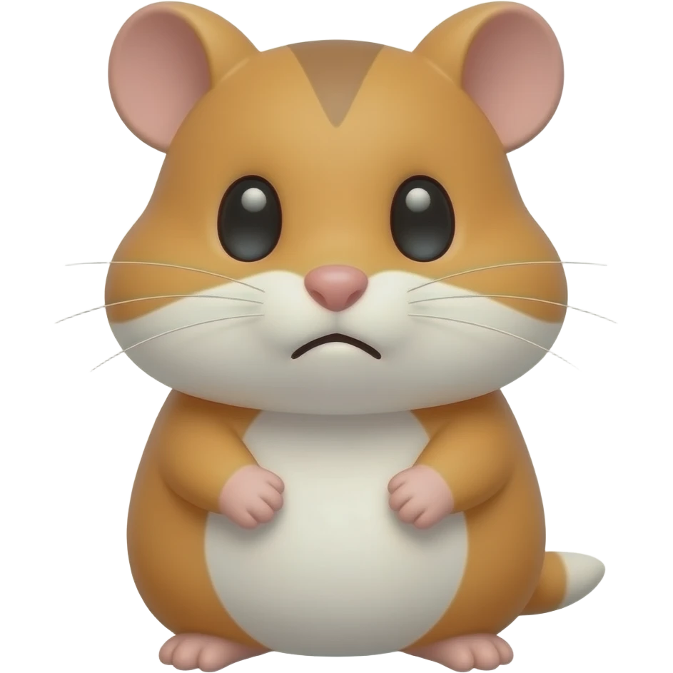 hamster sad emoji
