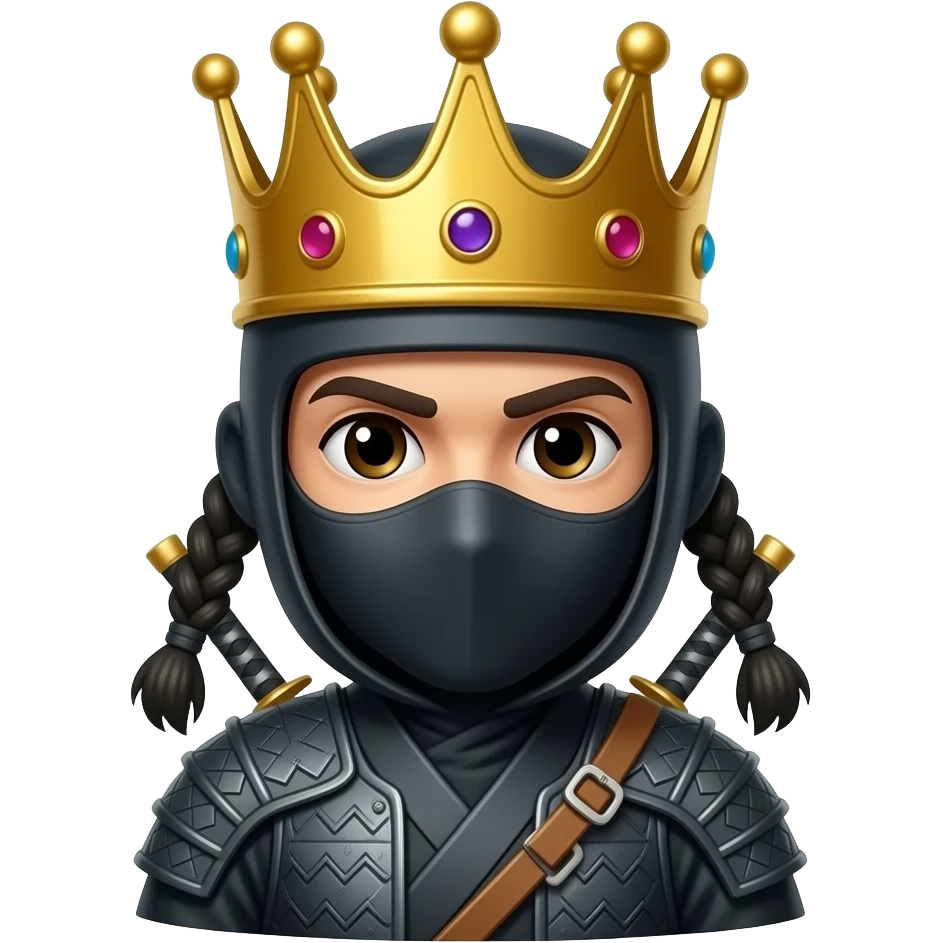 🥷🏼👑 emoji
