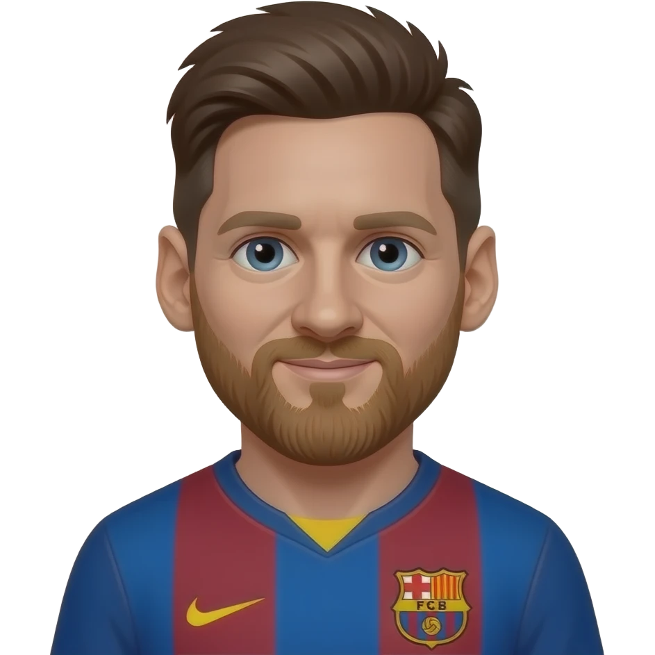 messi barcelona emoji