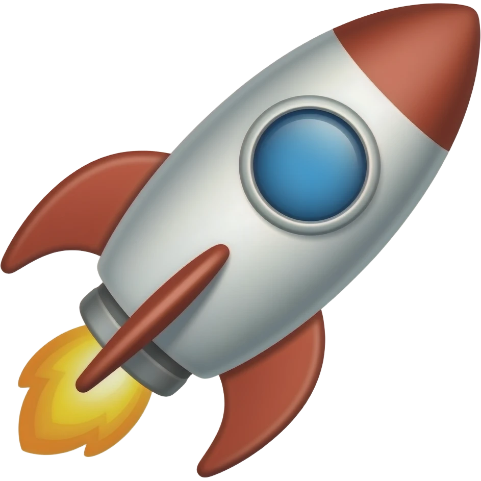 space rocket emoji