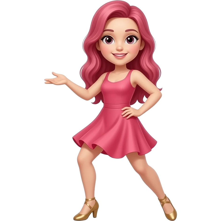 Rosé dance emoji