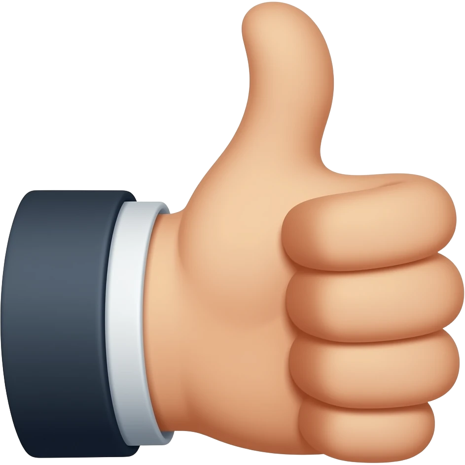 thumbs up emoji