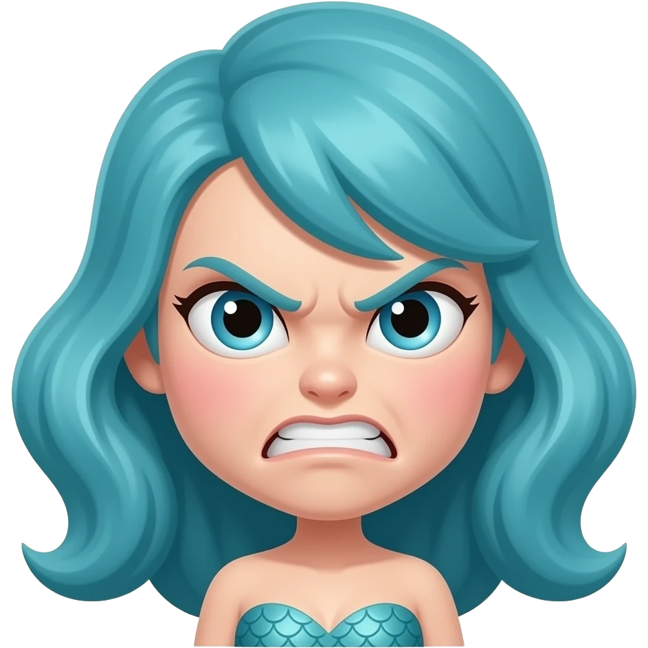 😡🧜‍♀️ emoji
