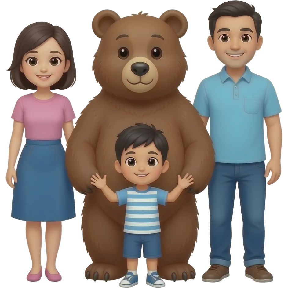 Deddy 🐻 gale mummy papa emoji