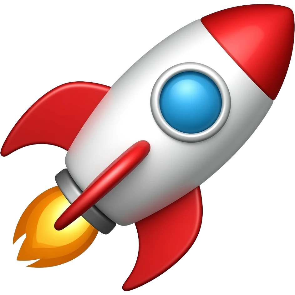 Rocket emoji