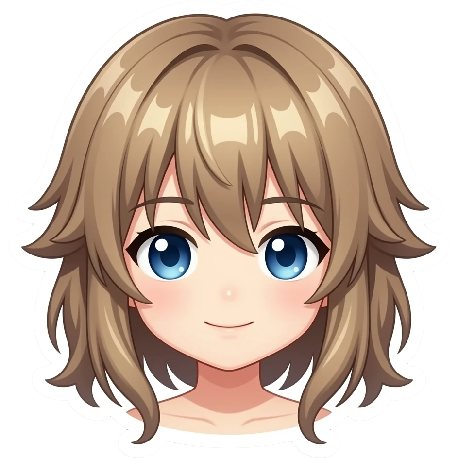 Аниме стикер emoji