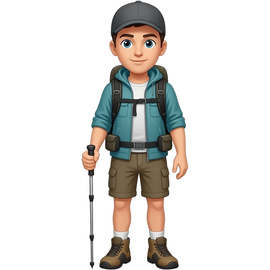 hiking emoji
