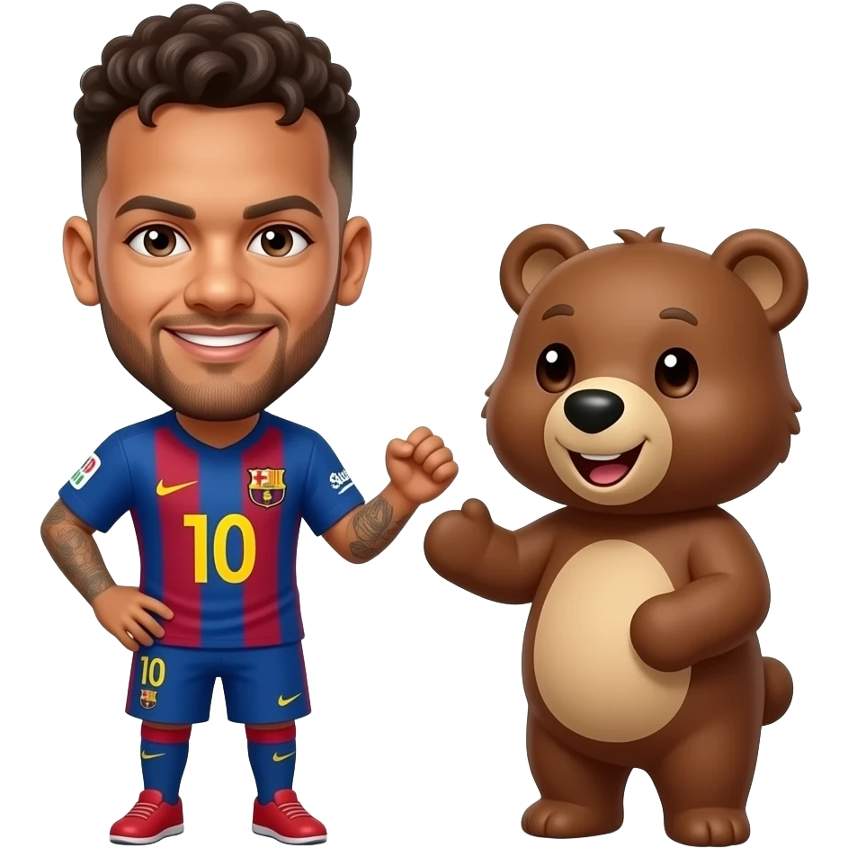 Neymar dando o cu e o pau eos urso e 10 negao emoji
