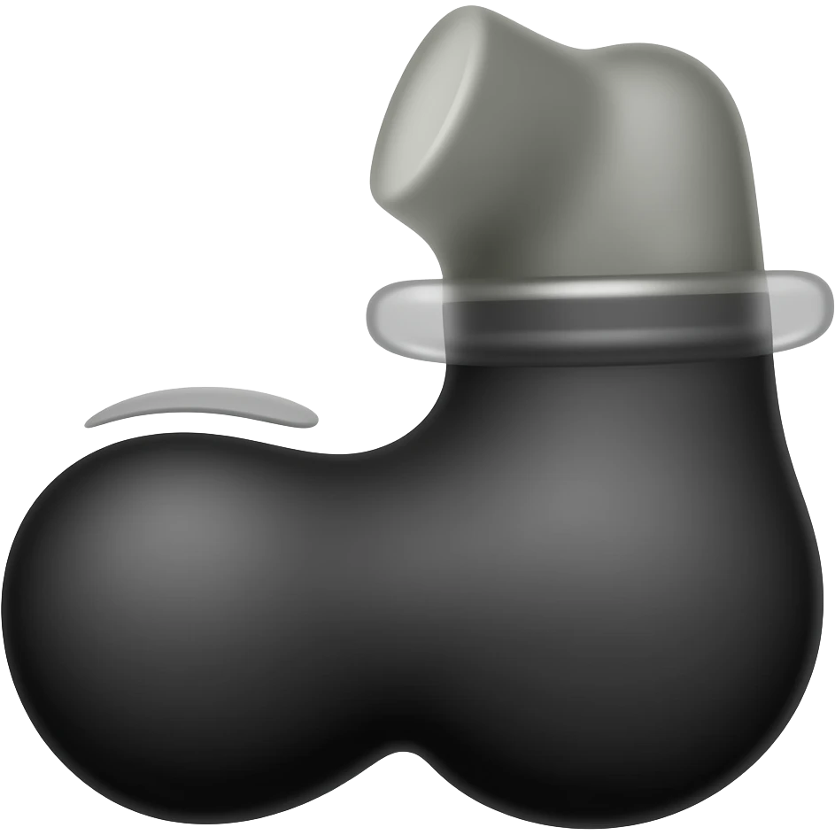 Black penis emoji