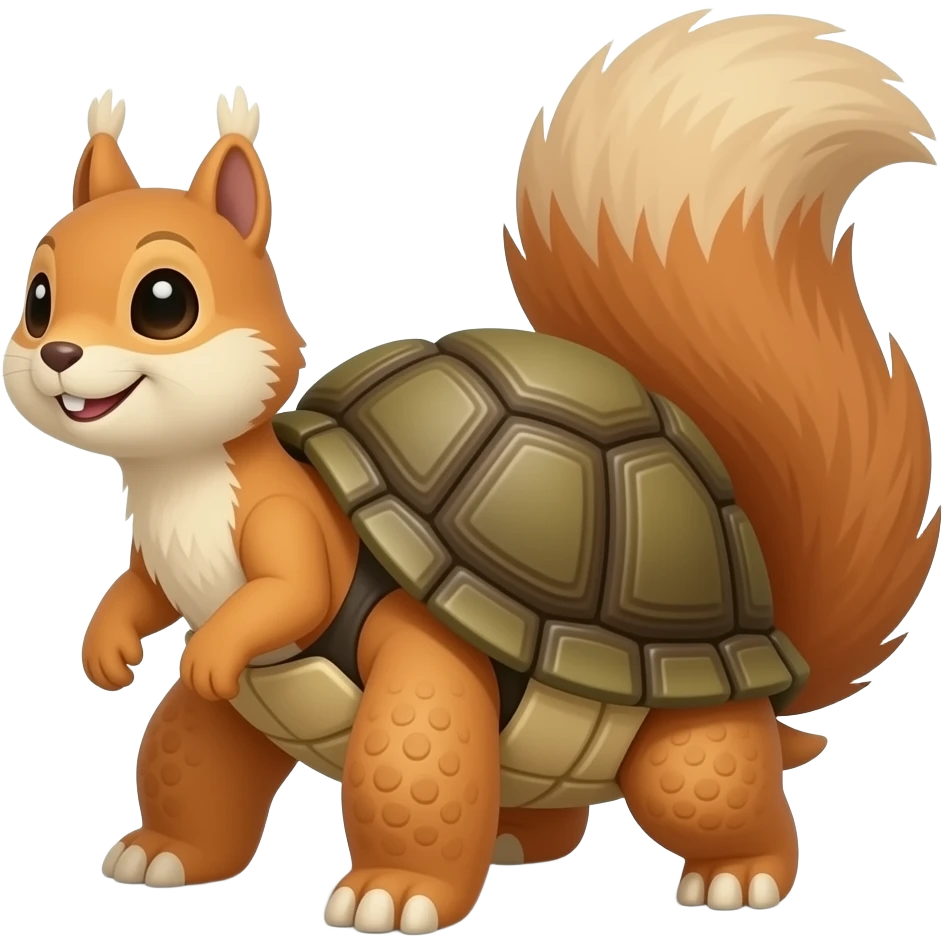 Squirrel the tortoise emoji