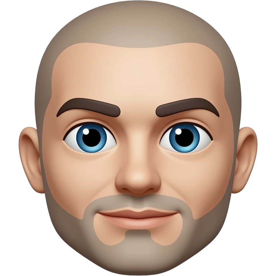 Glossy face 3D emoji