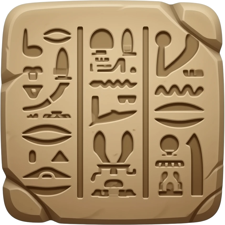 Hieroglyphs emoji