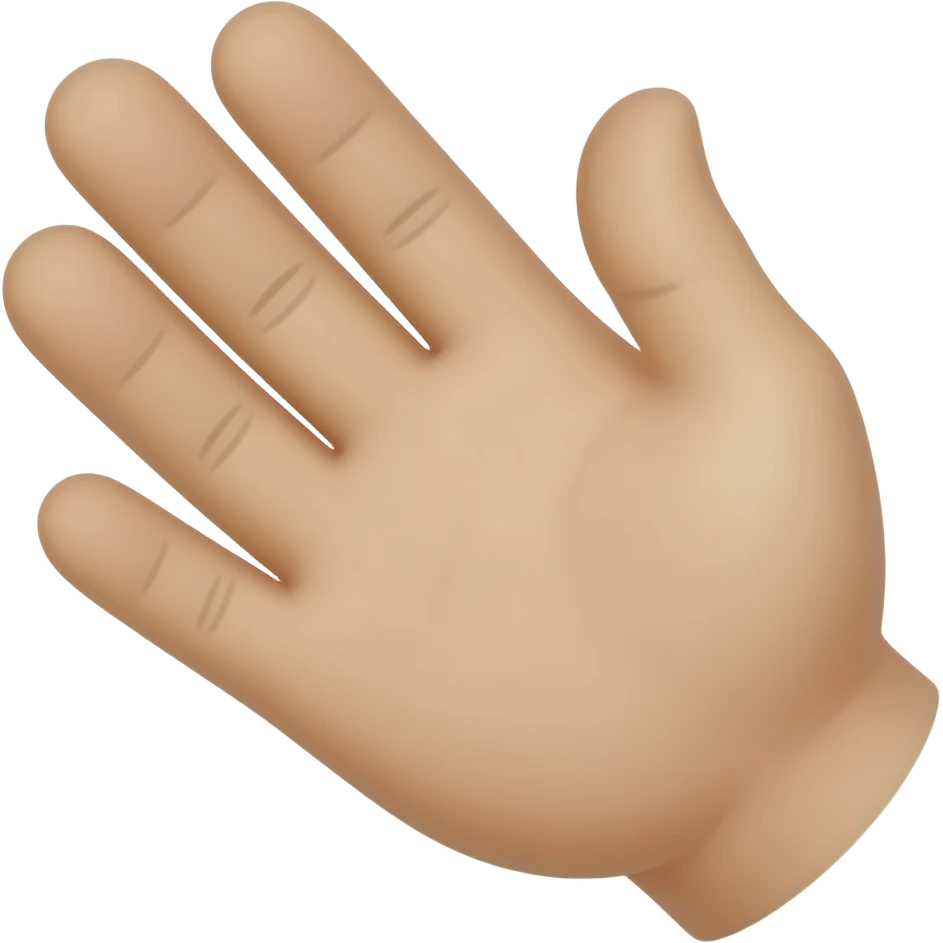 사과하는 손 emoji