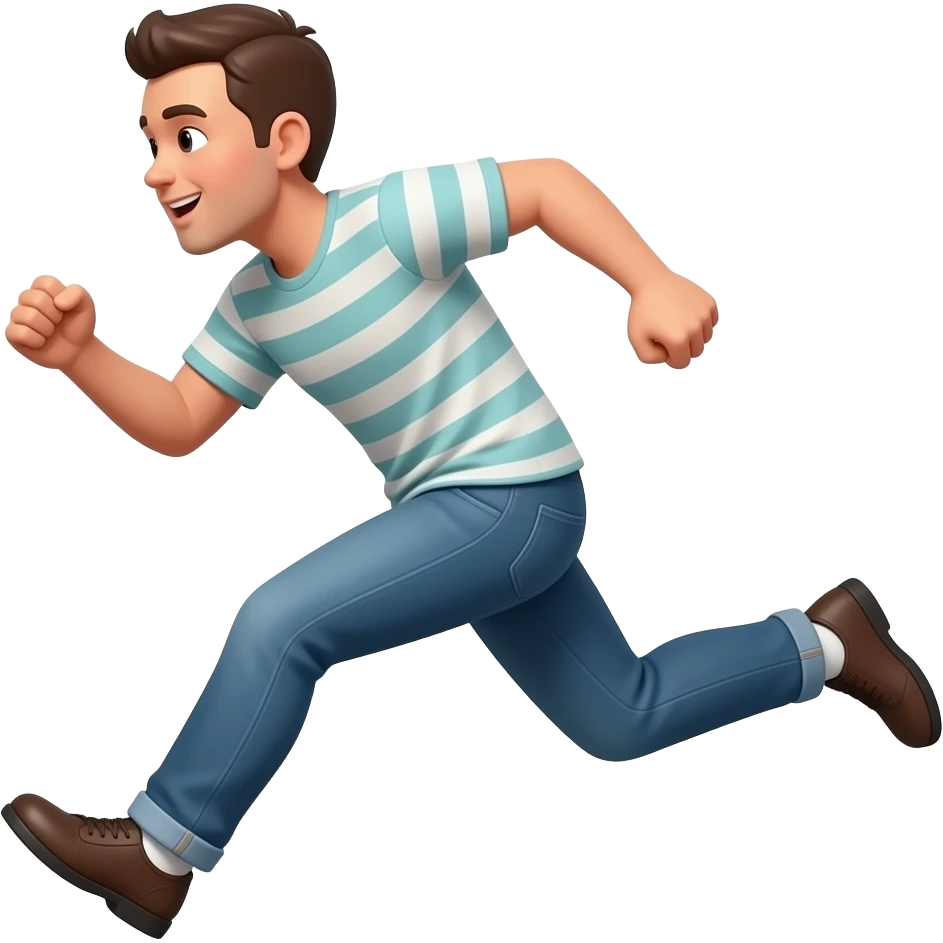 Chasing down people emoji