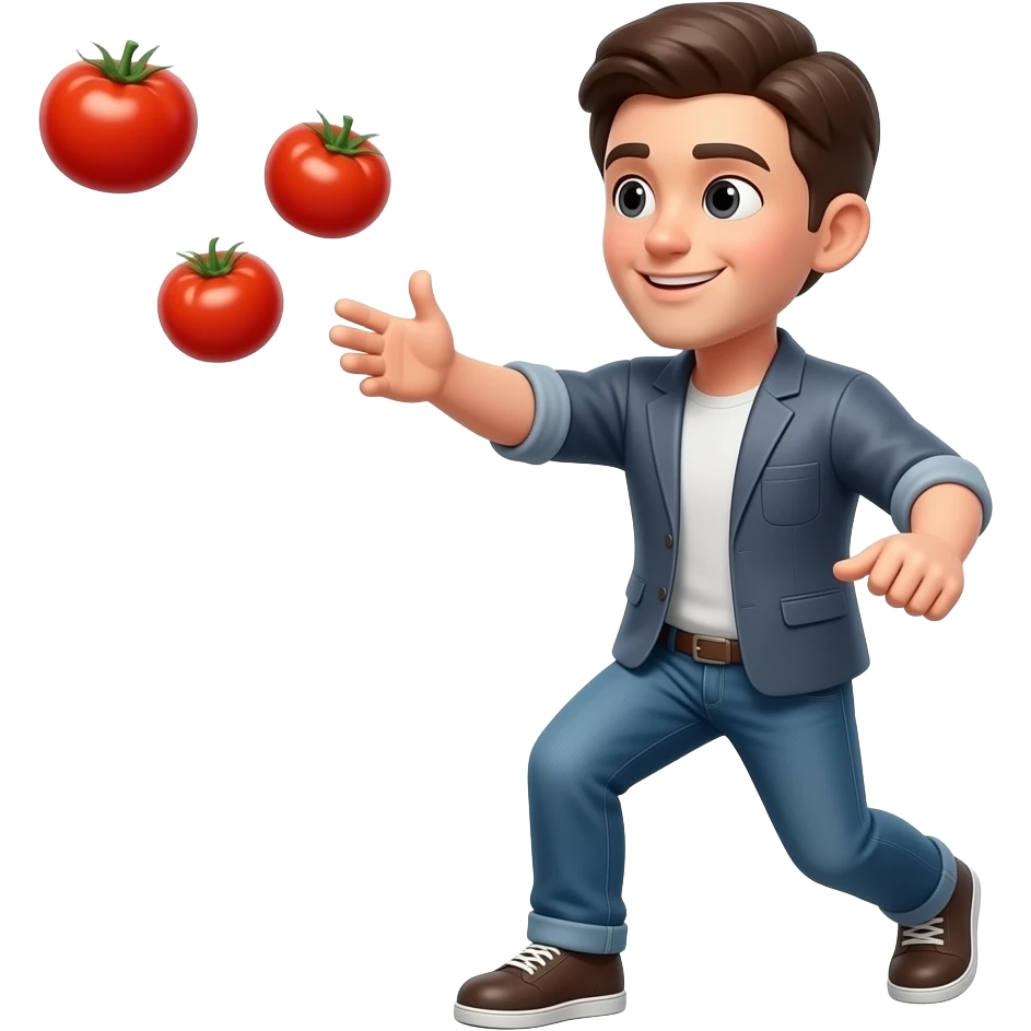 Throw tomatoes emoji