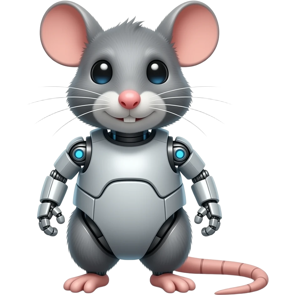Robot  rat emoji