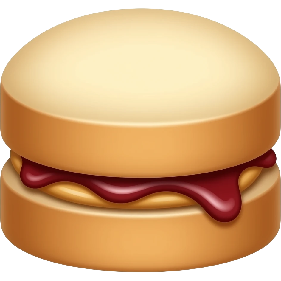 PB&J just peanut butter and jelly on the sandwich emoji