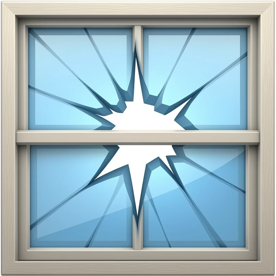 broken window emoji