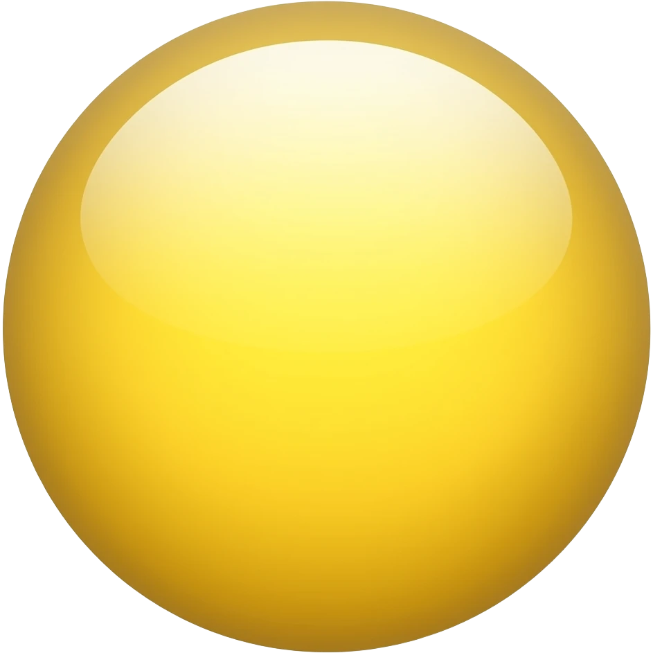 Маленькая точка градиент желтый emoji