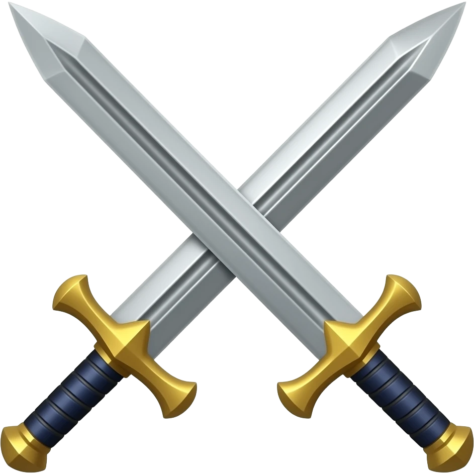 Sword with two emoji