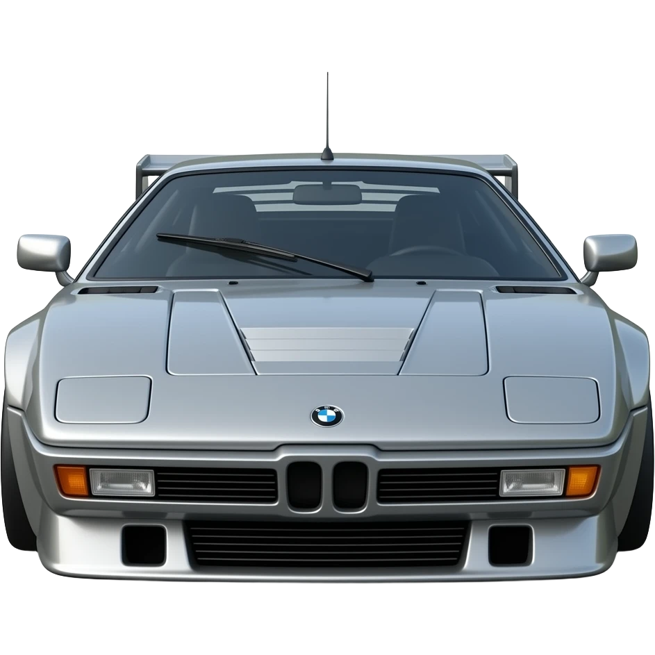 bmw m1, highly detailed hyper realistic emoji