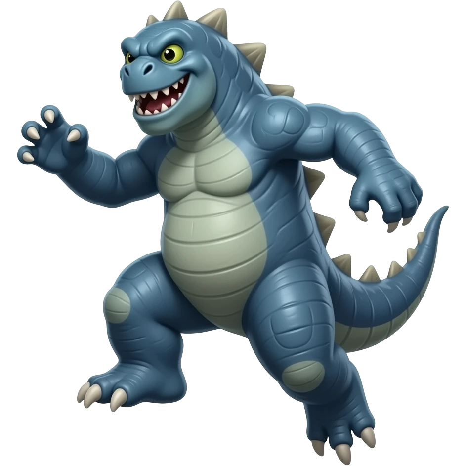 Monster jumping emoji
