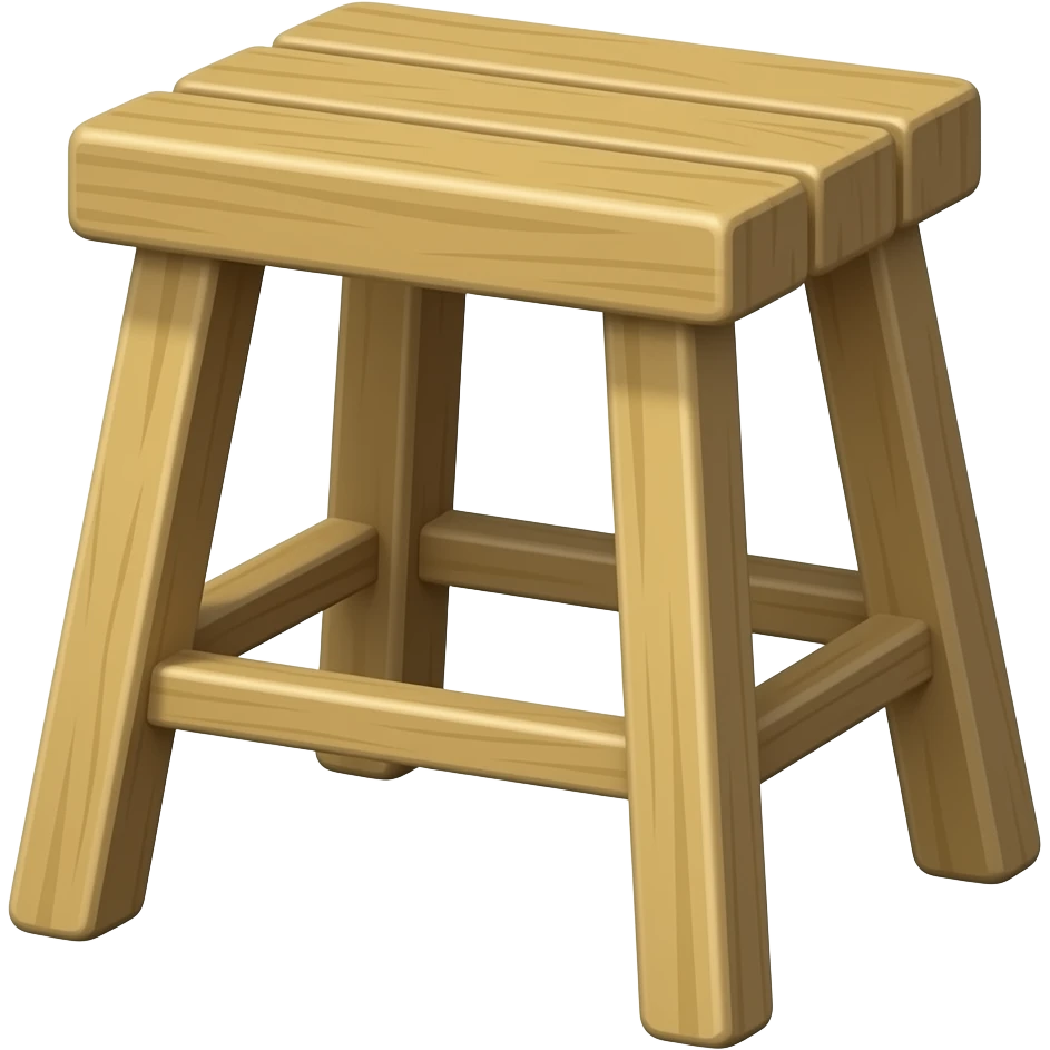 🪑 turn this emoji into a stool emoji | AI Emoji Generator