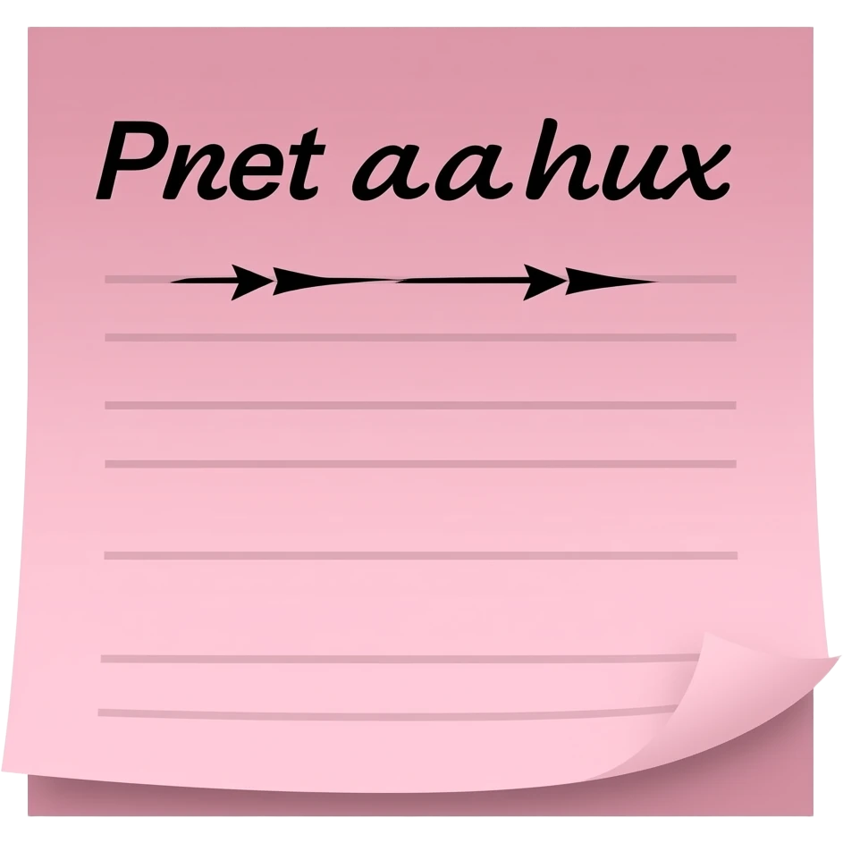 note pink emoji