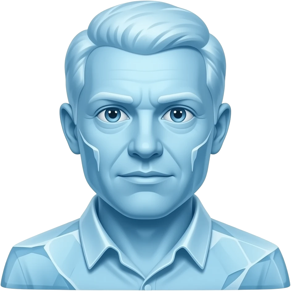 Ice man emoji