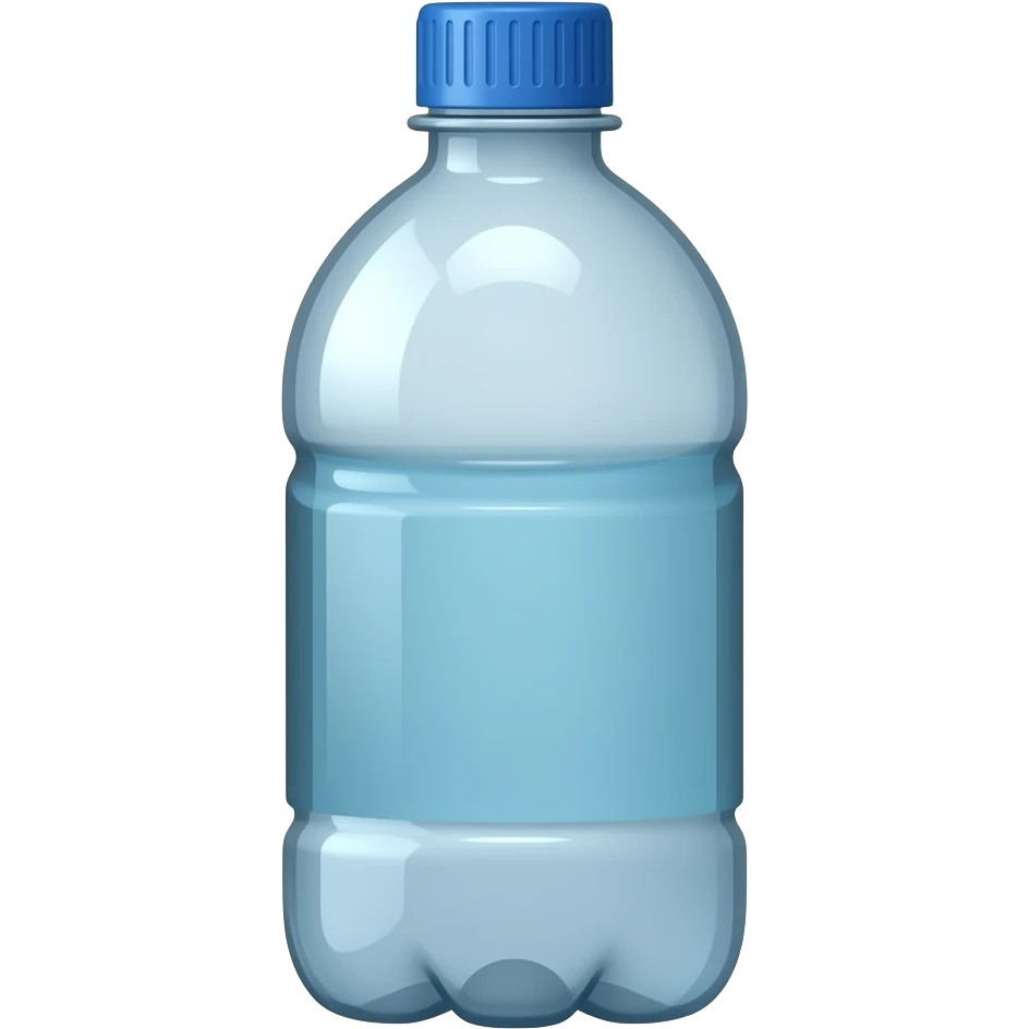 une bouteille d'eau emoji