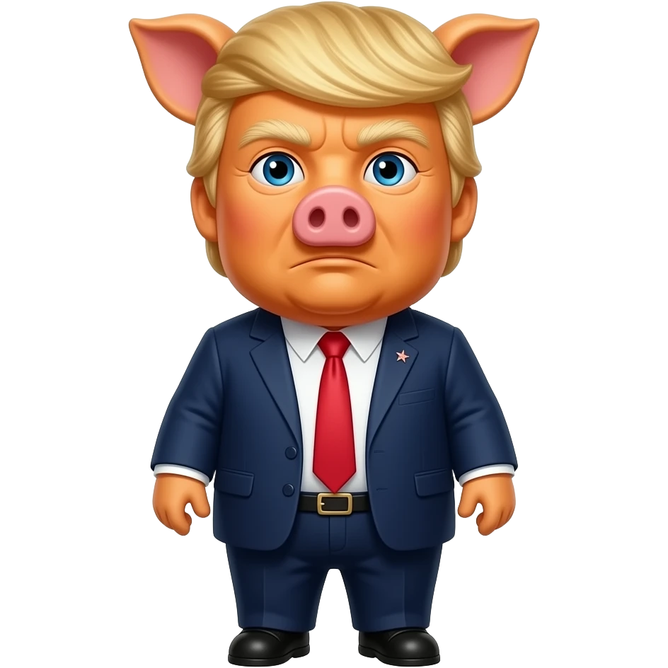 Trump pig emoji
