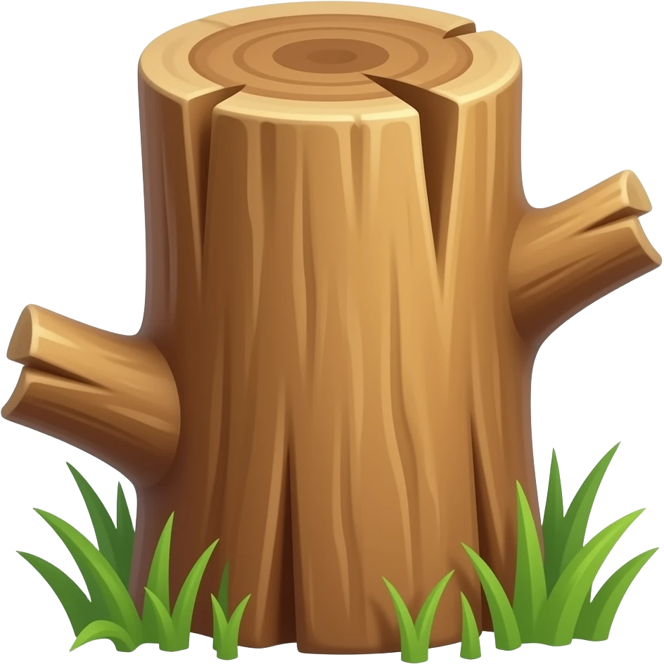 Wood stake emoji