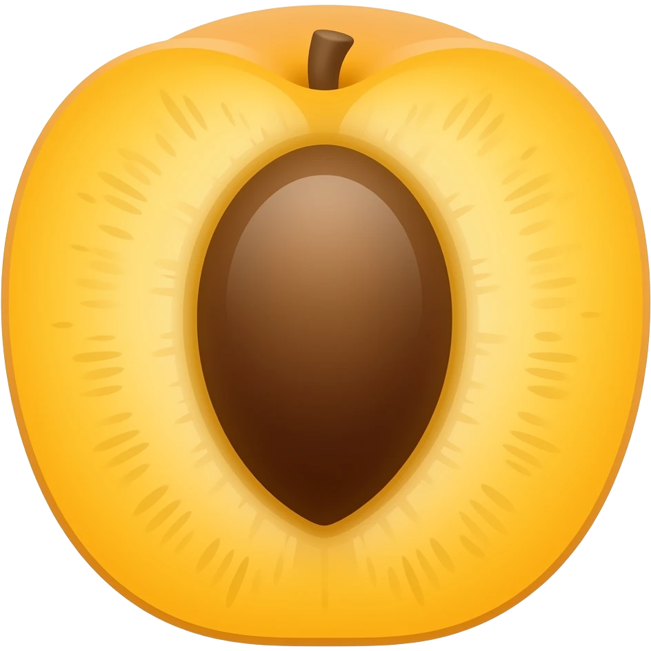 Apricot emoji