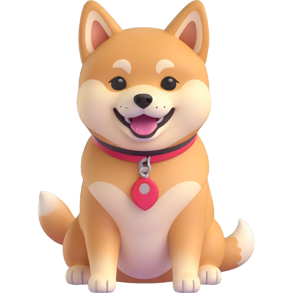 shiba inu happy emoji