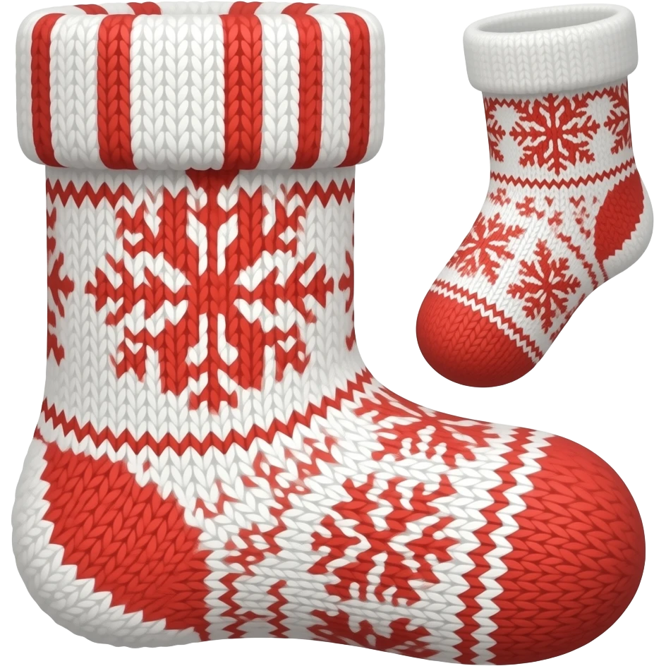 christmas socks emoji
