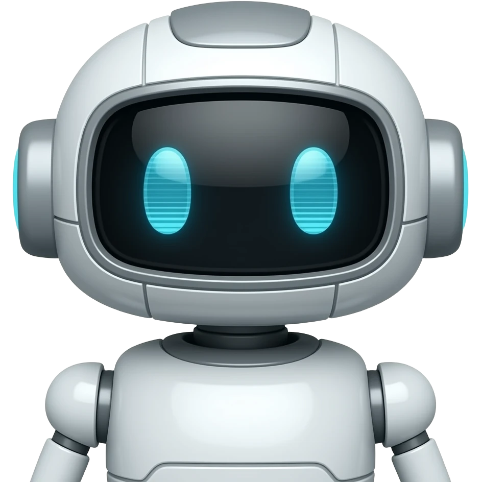 Robot cute emoji