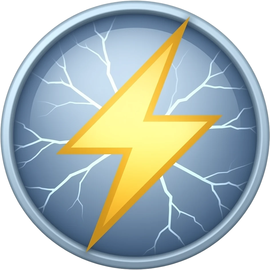 the flash emoji