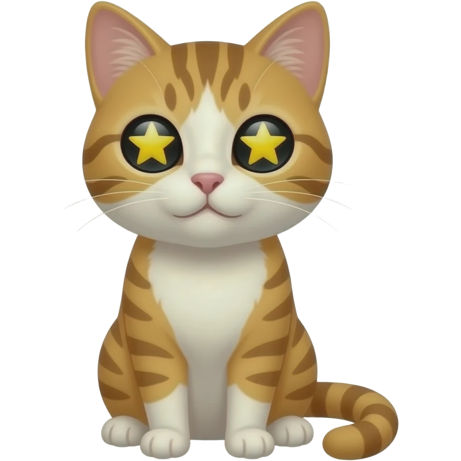 star eye cat emoji