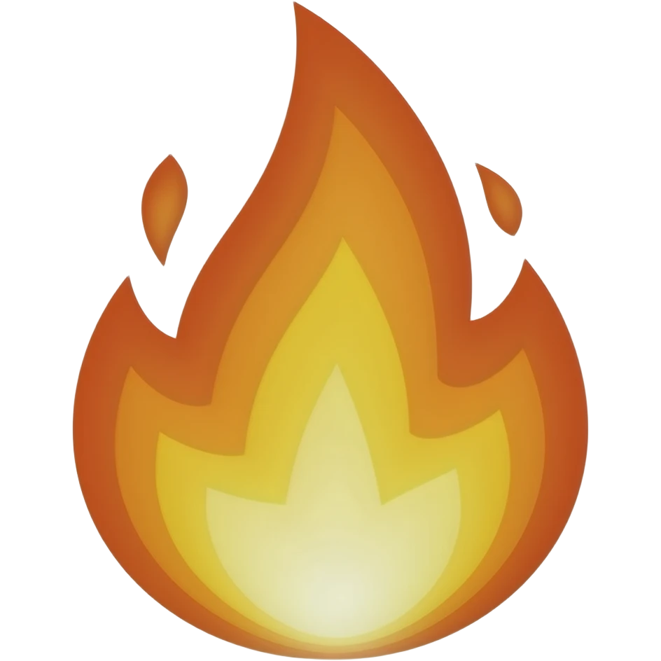 lit torch fire emoji