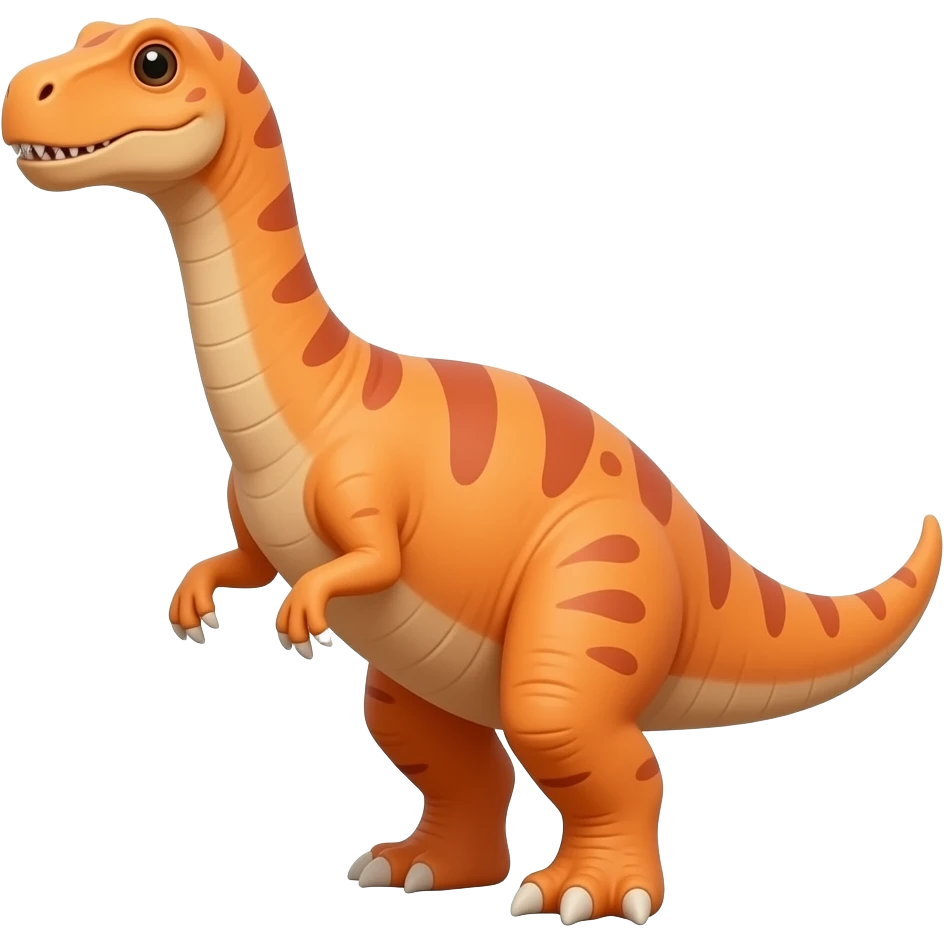 Orange dinosaur emoji