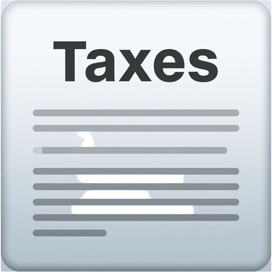 taxes document emoji