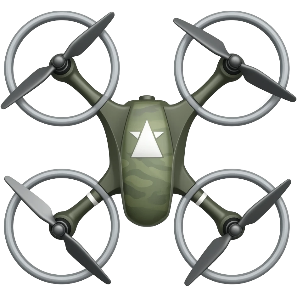 Military drone emoji