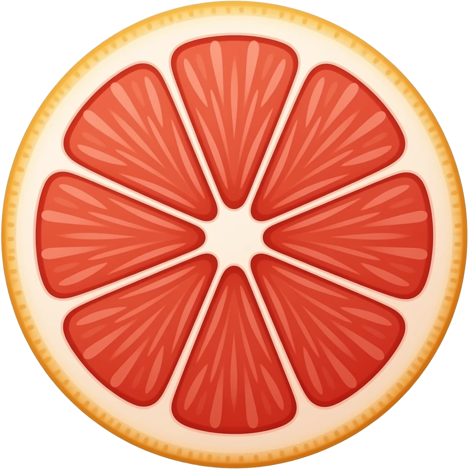 Grapefruit Cut emoji