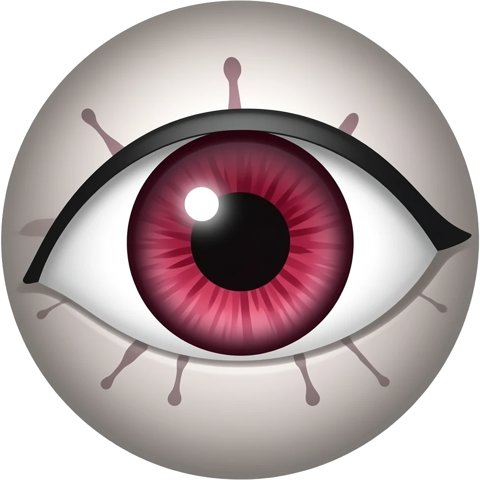 Create a sharingan eye emoji for fing emoji