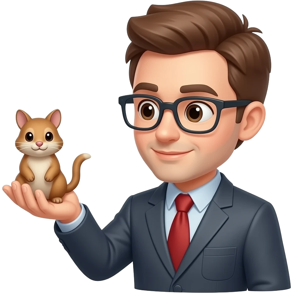 Зроби учетеля по природознавсутву тільку вегляді тваринки emoji