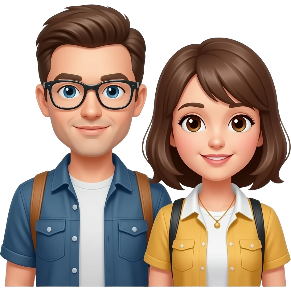 pareja vagabundo emoji