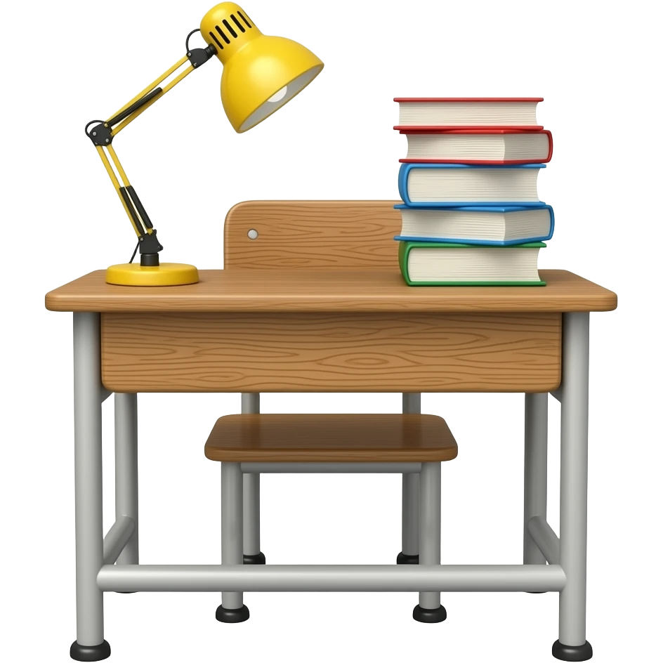 school desk emoji