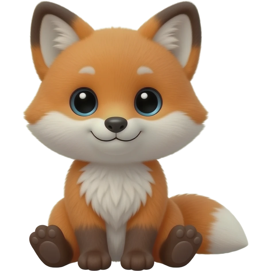 fox stuffed animal emoji