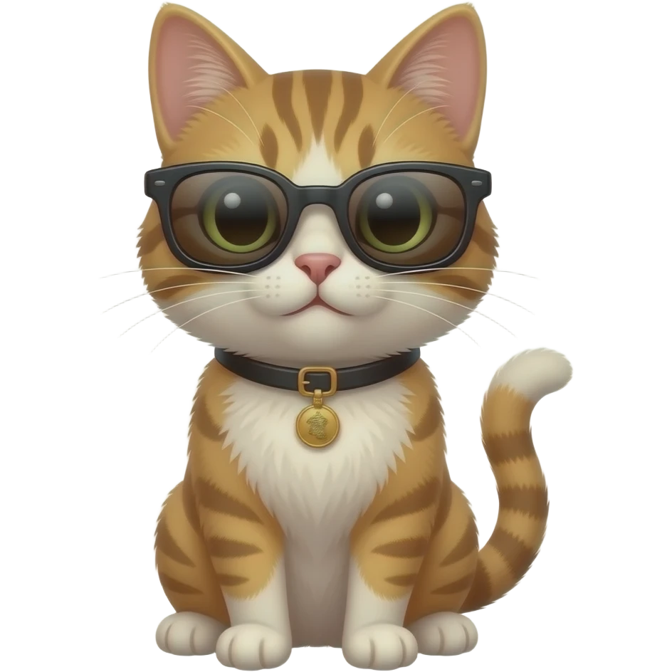 Cat wearing sunglasses emoji